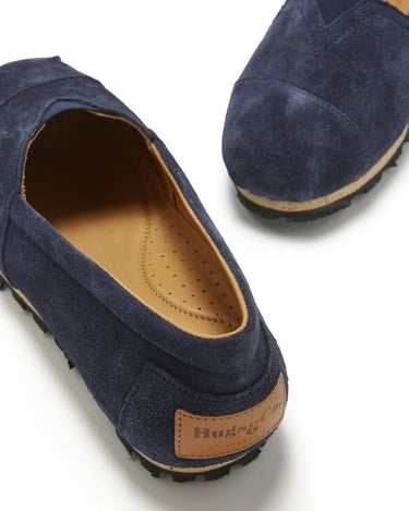 Women's Chukka Espadrilles, navy blue suede-3