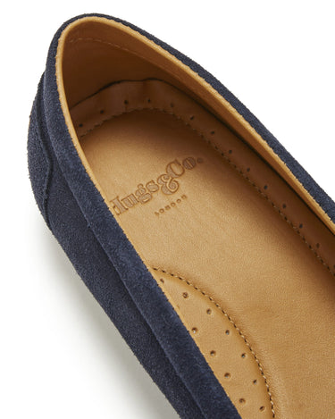 Women's Chukka Espadrilles, navy blue suede-4