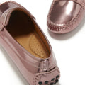 Women's Penny Driving Loafers, rose gold patent leather-3
