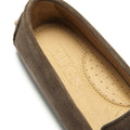 Women's Penny Driving Loafers, brown suede-3