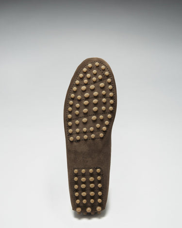 Women's Penny Driving Loafers, brown suede-4