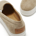 Women's Slip-On Sneakers, taupe suede-3